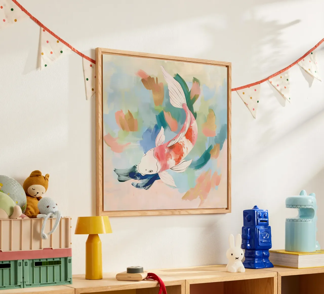 Koi in Motion plexiglass da softsoul