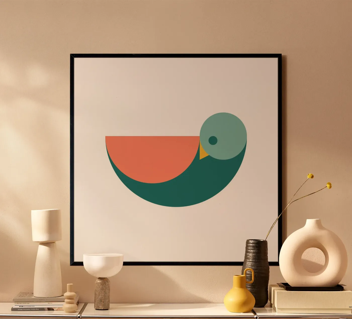Vogel poster van Sebastian Kern