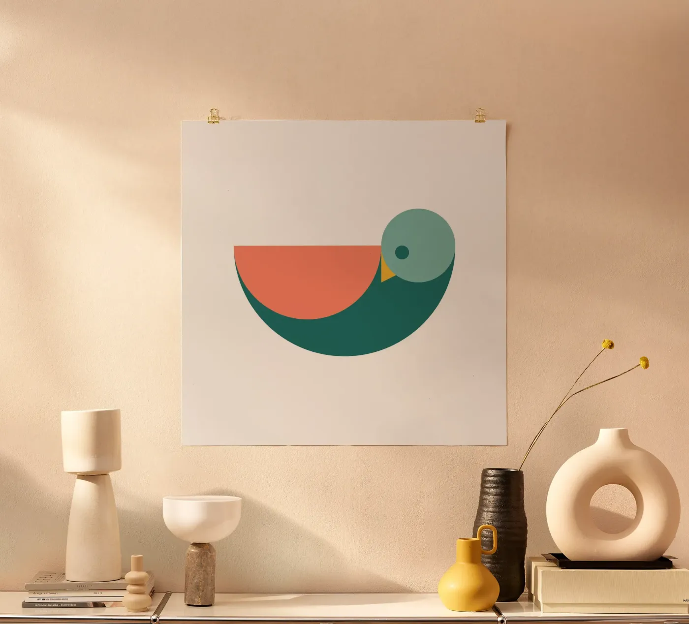 Vogel poster van Sebastian Kern
