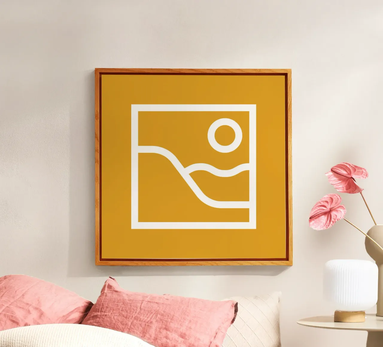 Düne / Gelb plexiglass da Sebastian Kern