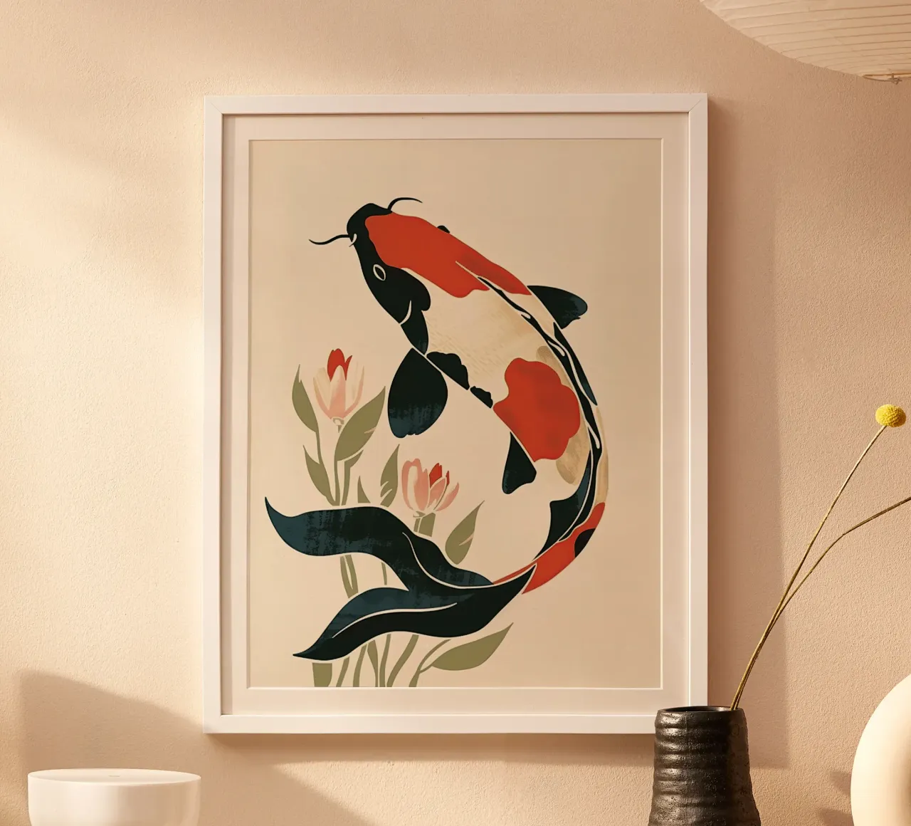 Minimal Koi poster da softsoul