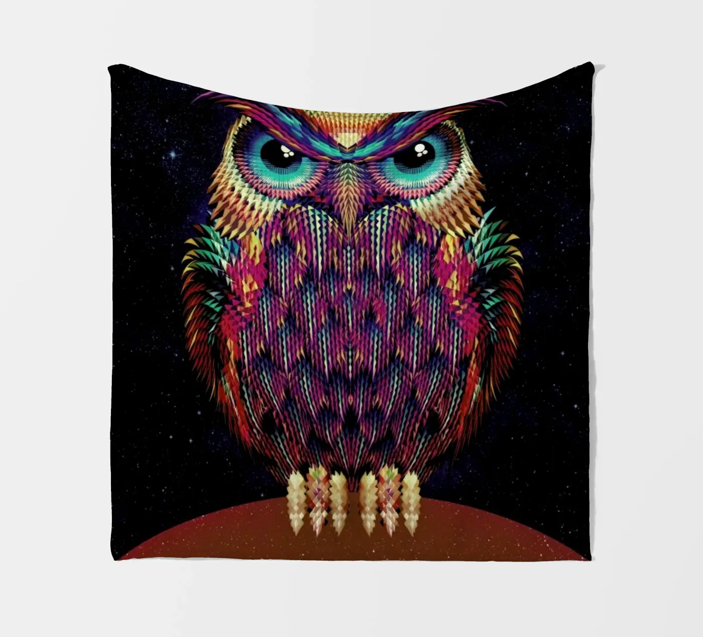 Owl 2 Fleecedecke von Ali Gulec