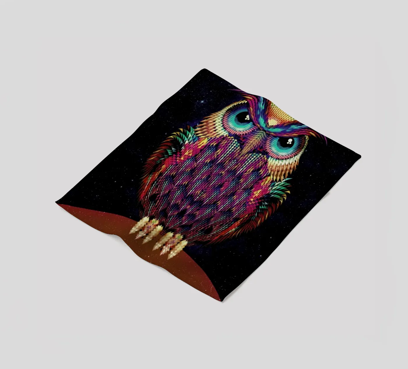 Owl 2 Fleecedecke von Ali Gulec