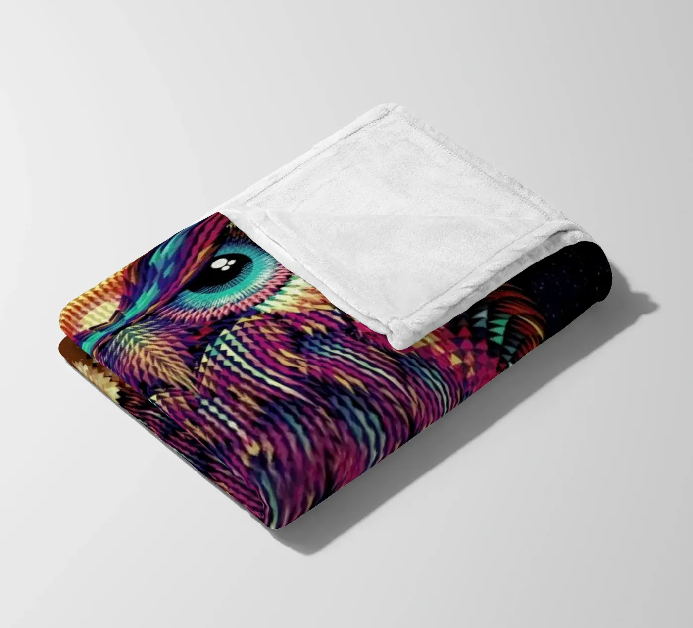 Owl 2 Fleecedecke von Ali Gulec