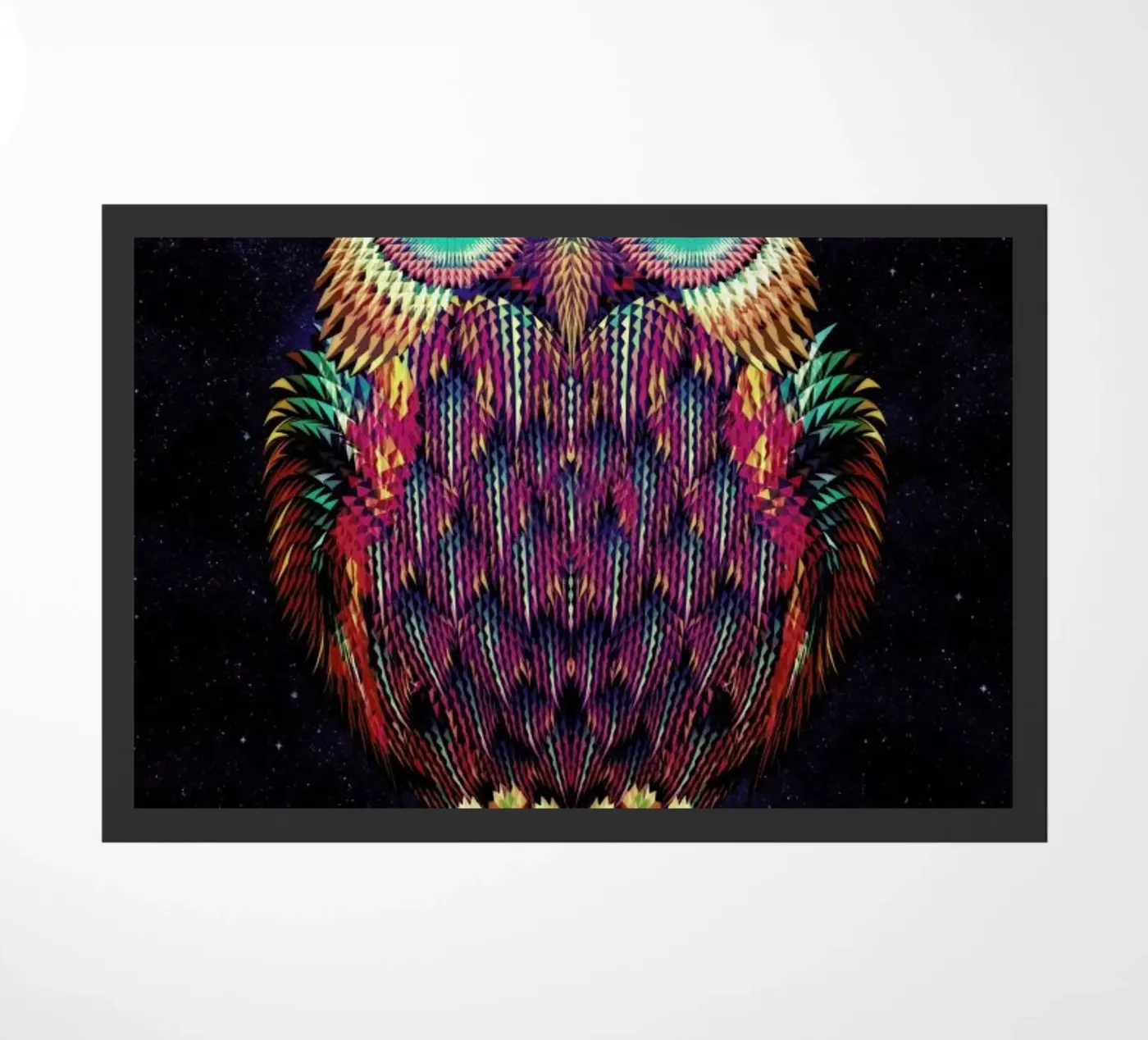 Owl 2 doormat by Ali Gulec