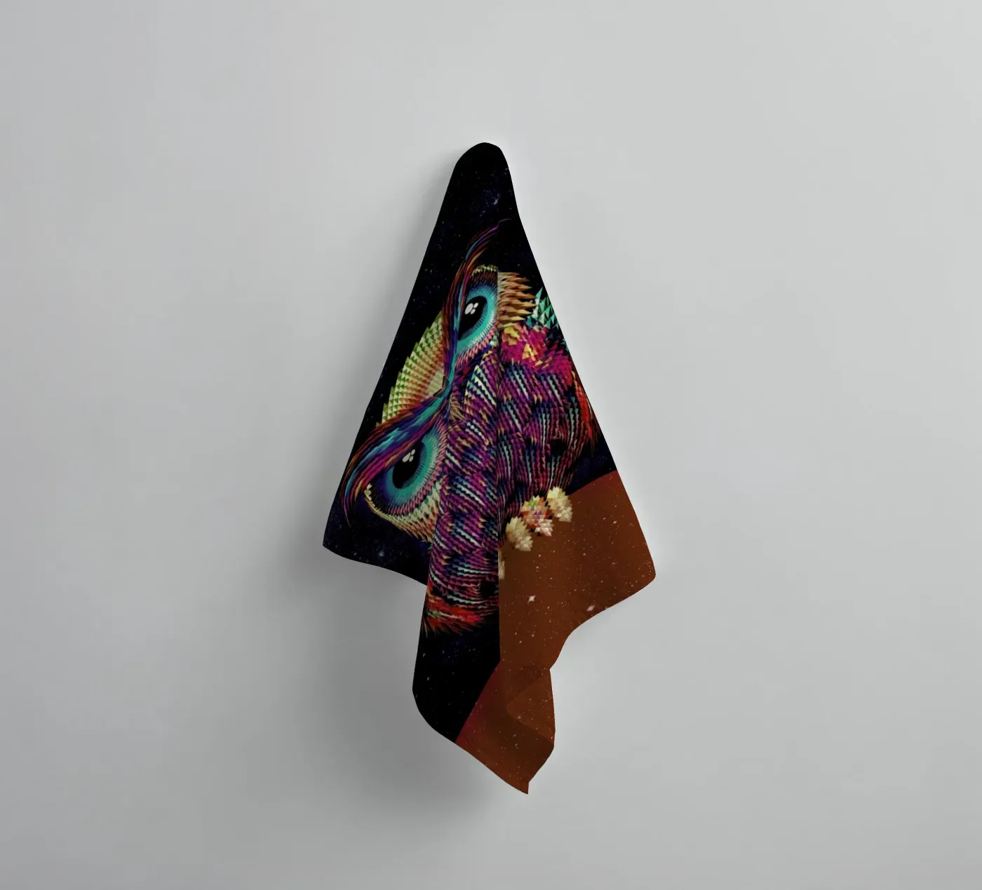 Owl 2 badhanddoek van Ali Gulec