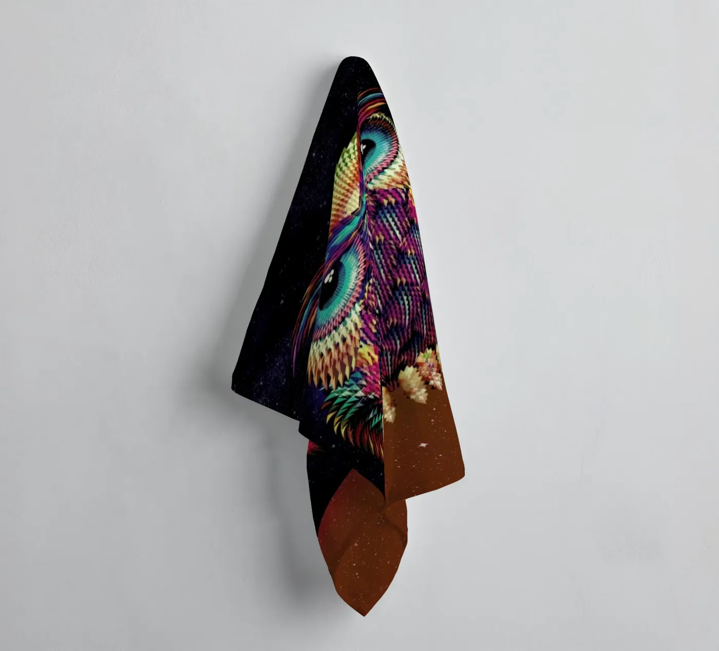 Owl 2 badhanddoek van Ali Gulec