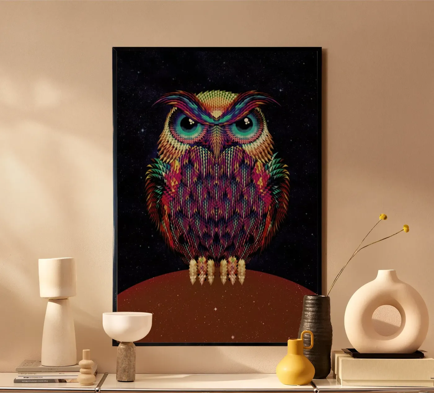 Owl 2 Poster von Ali Gulec