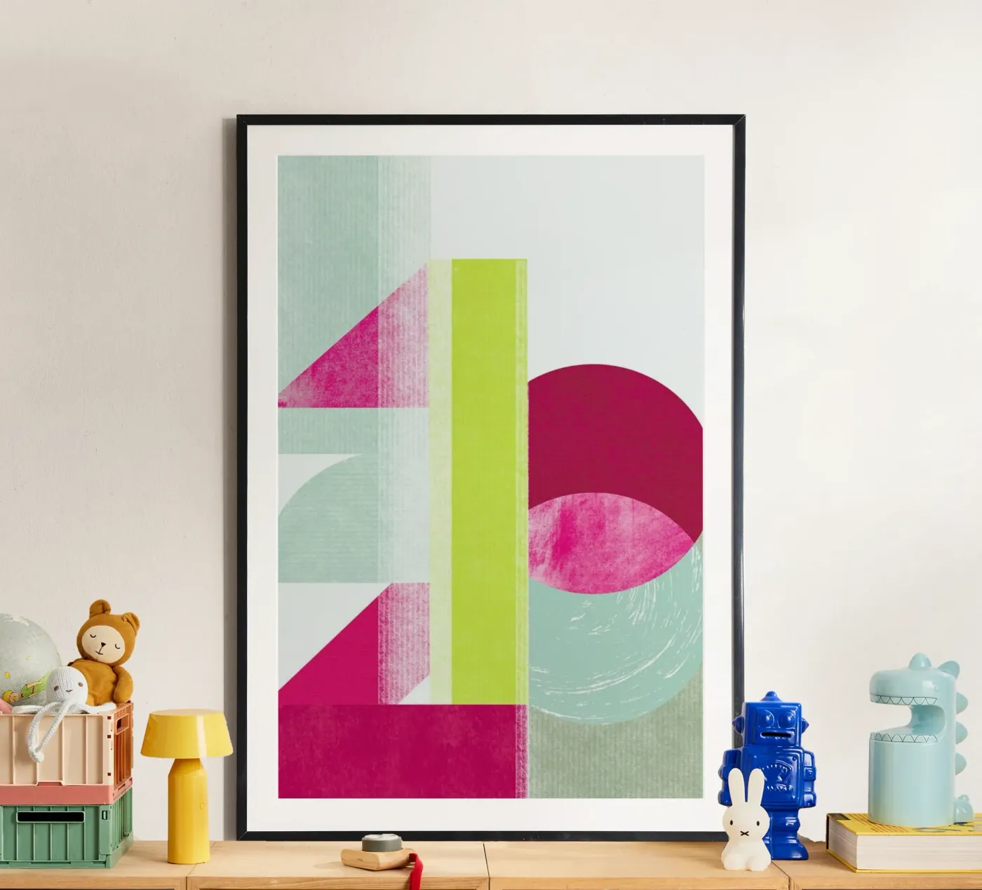 1,2,3 poster van Catherine Aguilar