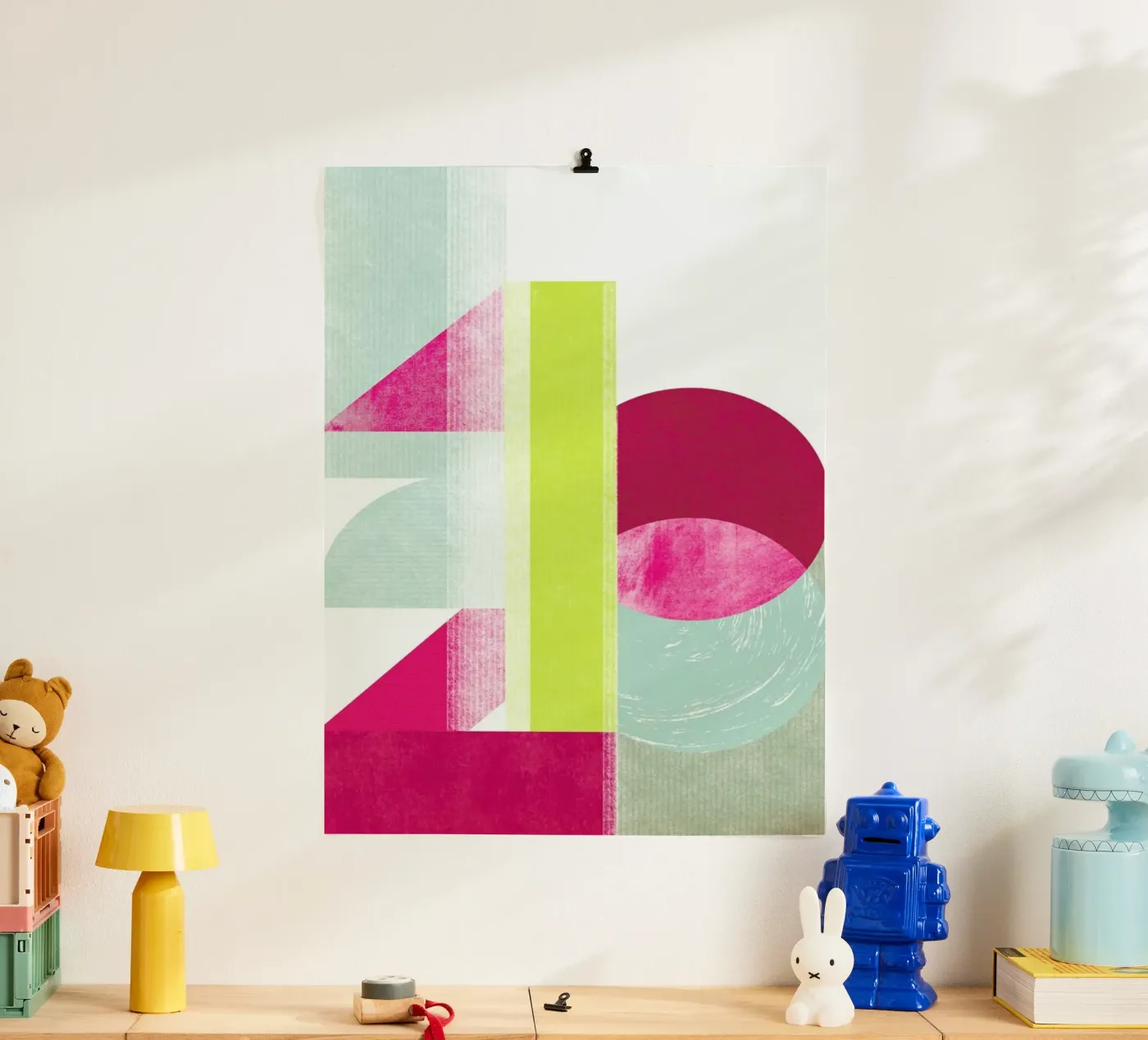 1,2,3 poster van Catherine Aguilar