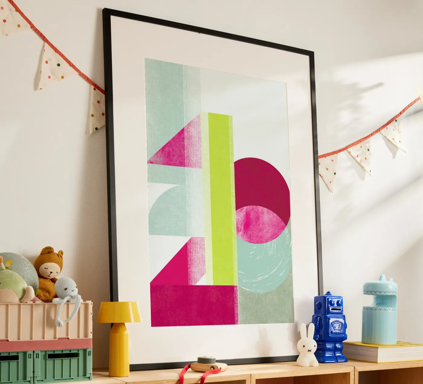 1,2,3 poster van Catherine Aguilar