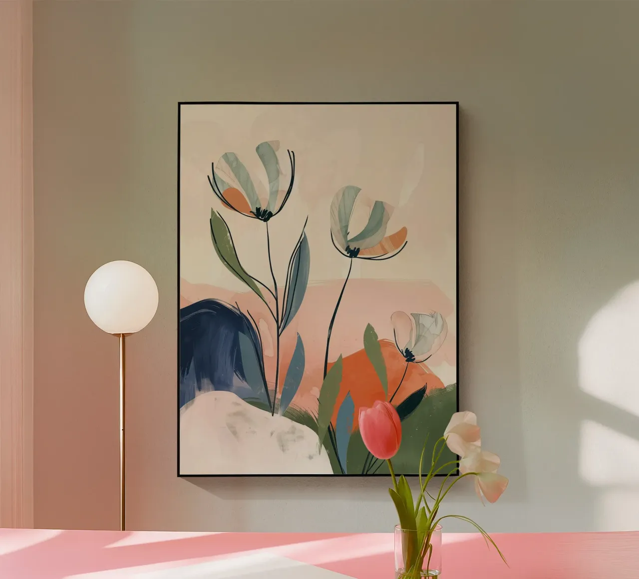 Abstract Flowers plexiglass da softsoul