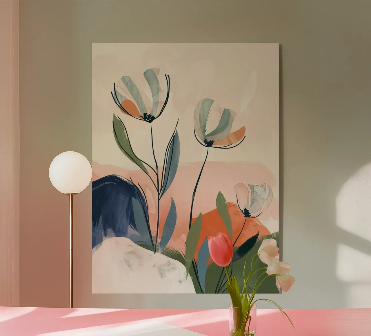 Abstract Flowers plexiglass da softsoul