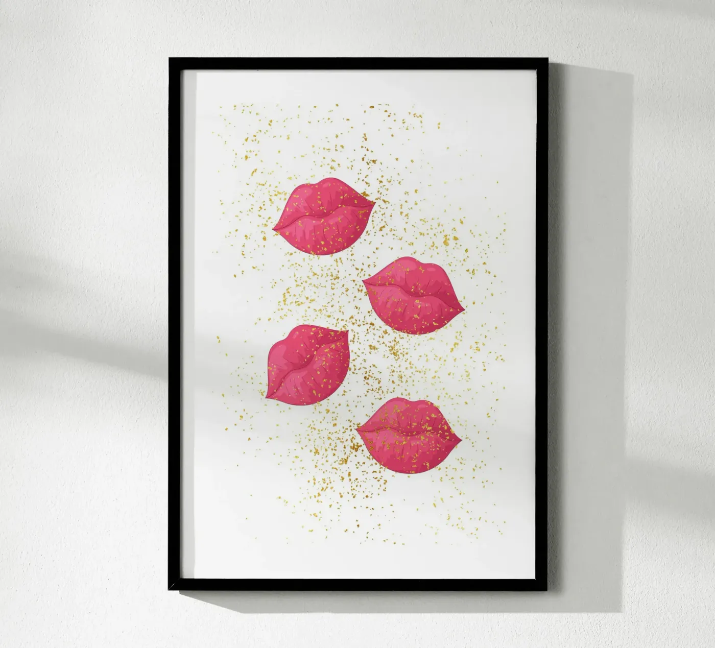 Glitter lips poster de Funkydays