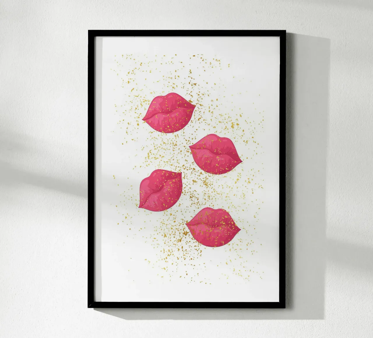 Glitter lips poster da Funkydays