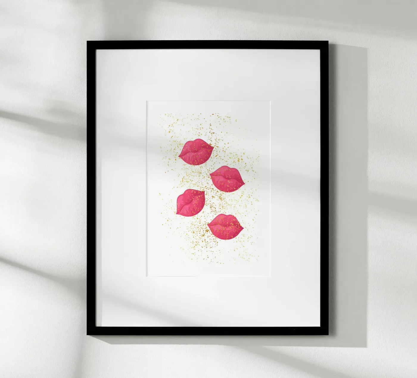 Glitter lips poster de Funkydays