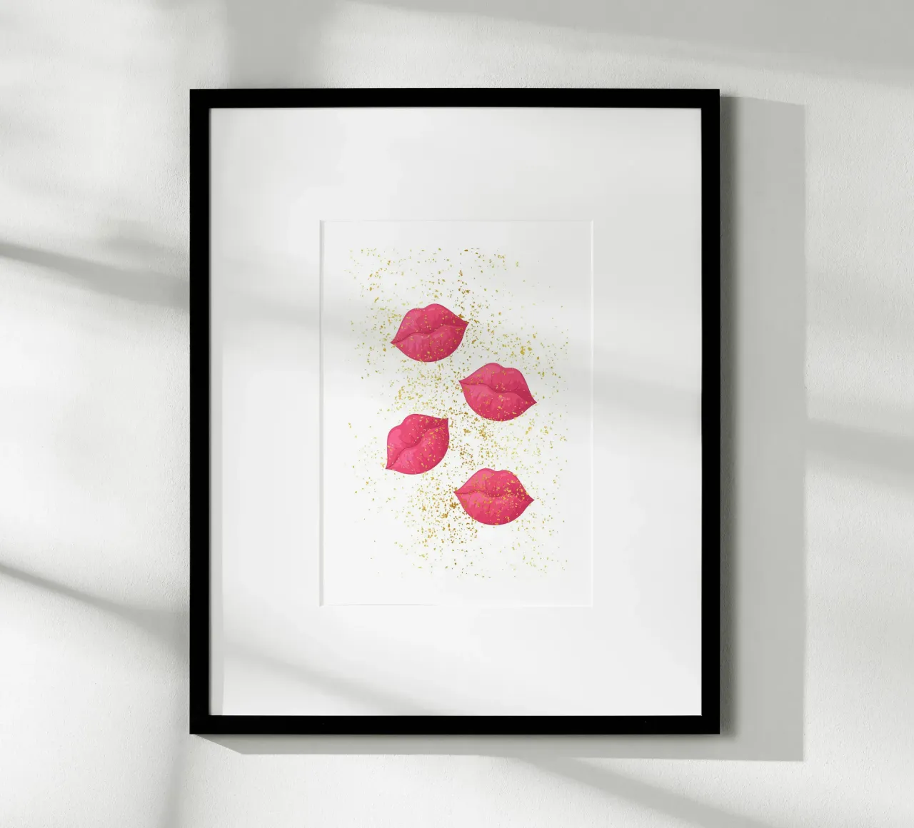 Glitter lips poster da Funkydays