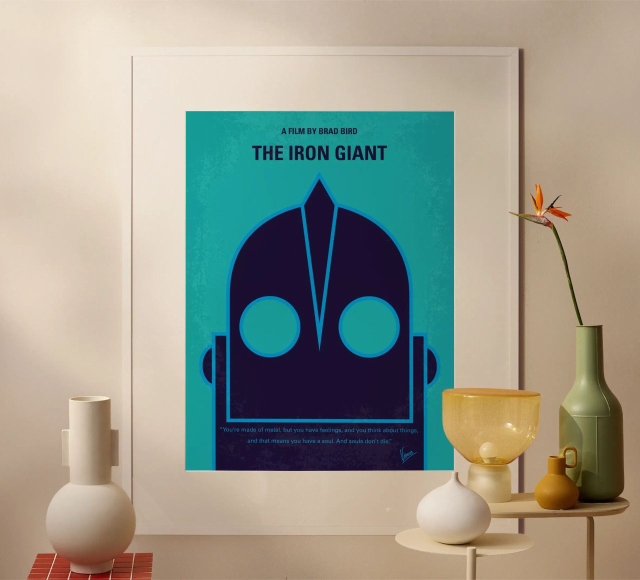 No406 My The Iron Giant minimal movie poster poster by Chungkong