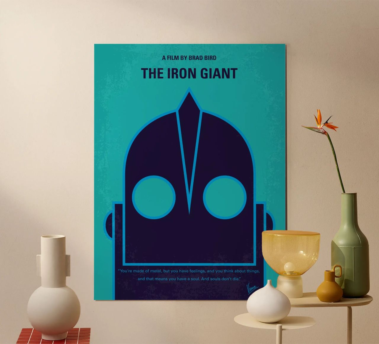 No406 My The Iron Giant minimal movie poster poster by Chungkong