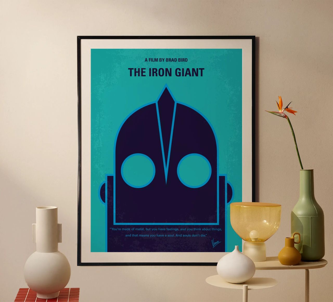 No406 My The Iron Giant minimal movie poster poster by Chungkong