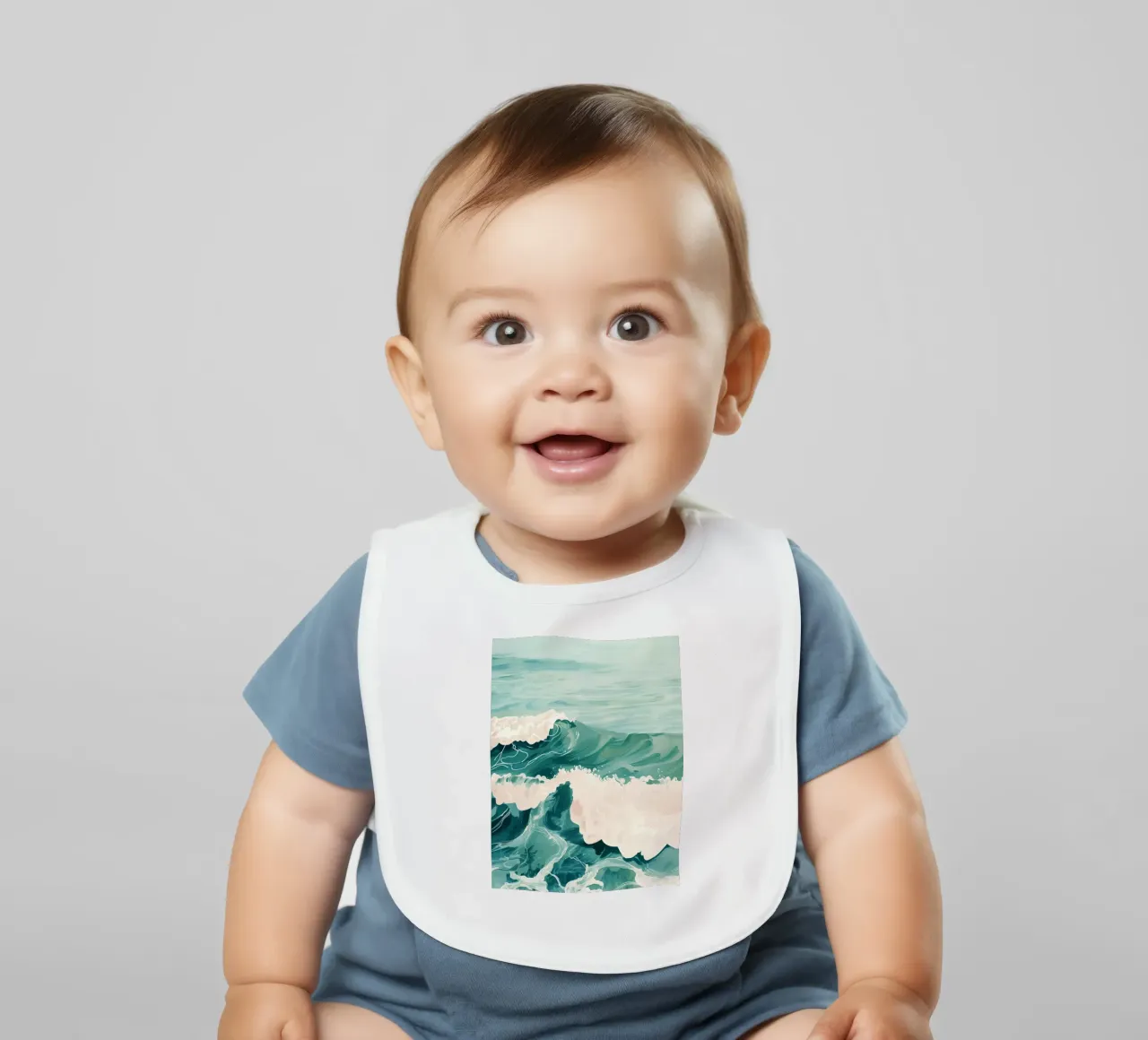 Emerald Waves bavaglino da softsoul