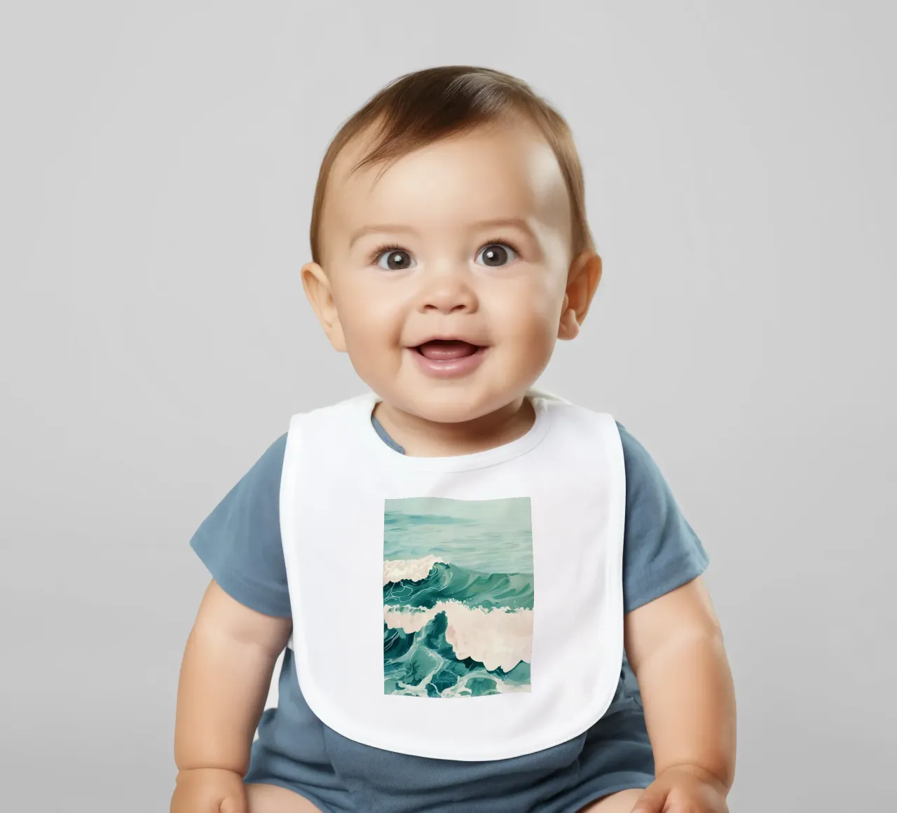 Emerald Waves bavaglino da softsoul