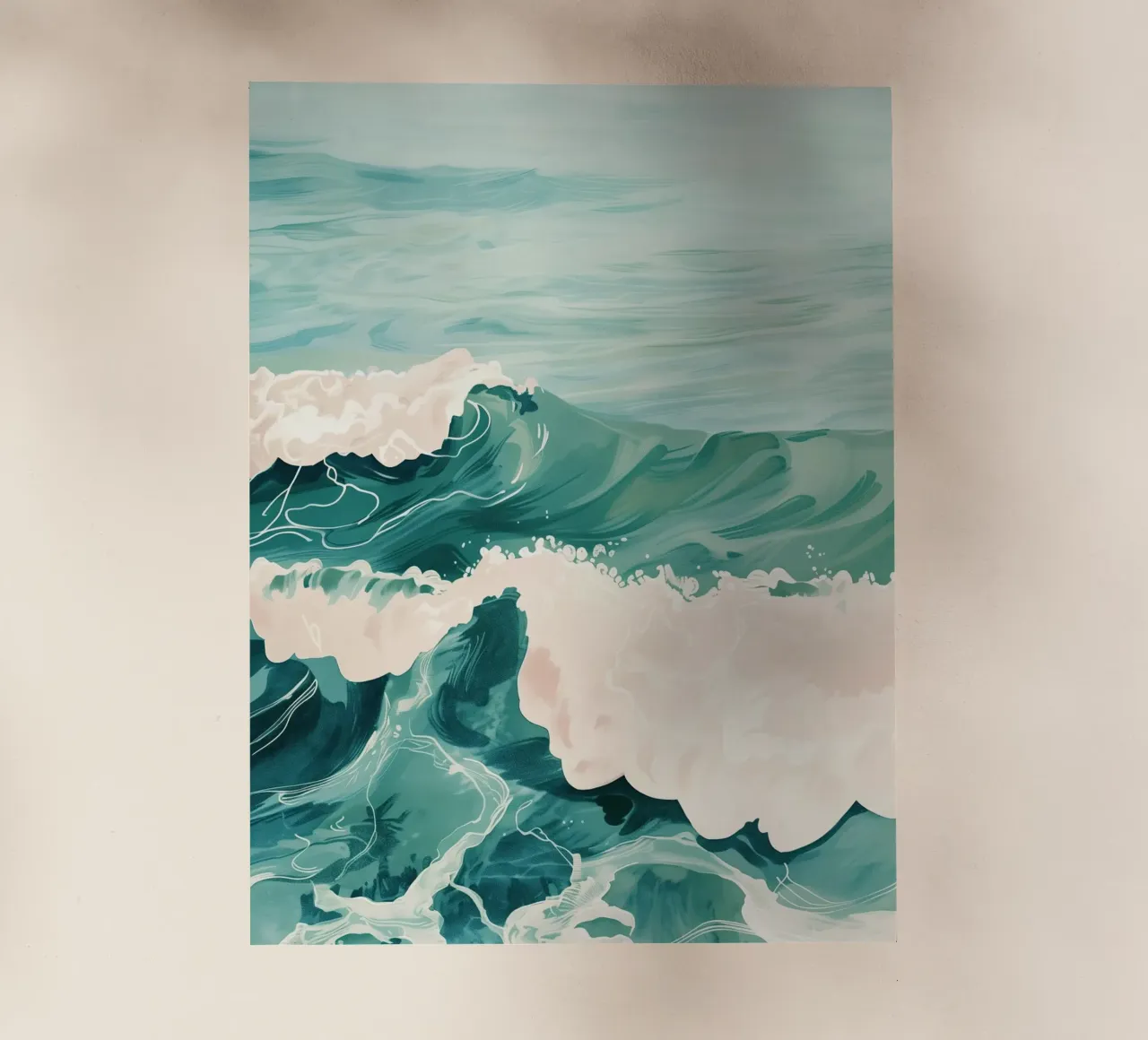 Emerald Waves pellicola backlit da softsoul