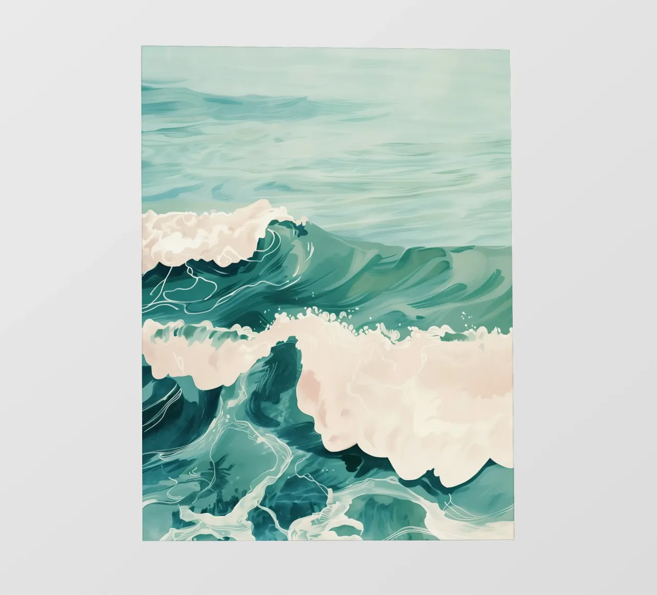 Emerald Waves pellicola backlit da softsoul