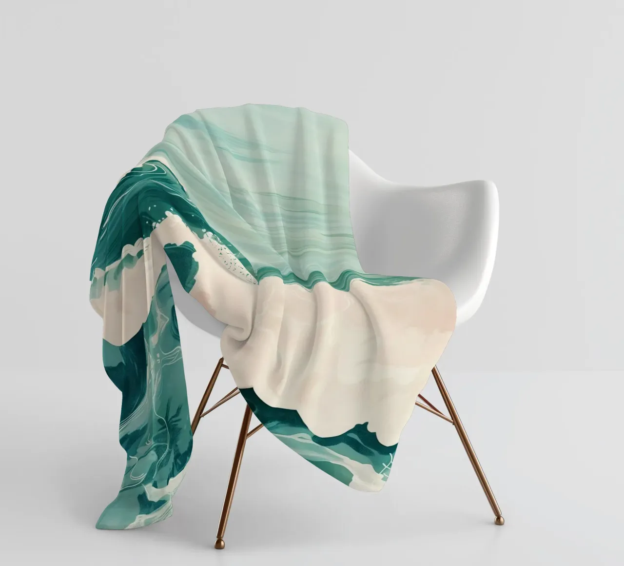 Emerald Waves fleecedeken van softsoul