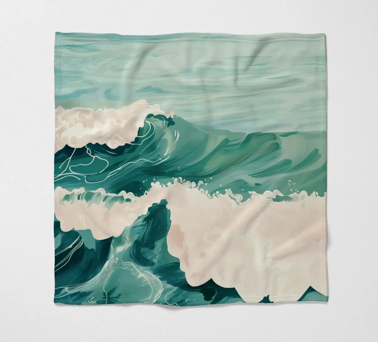 Emerald Waves fleecedeken van softsoul