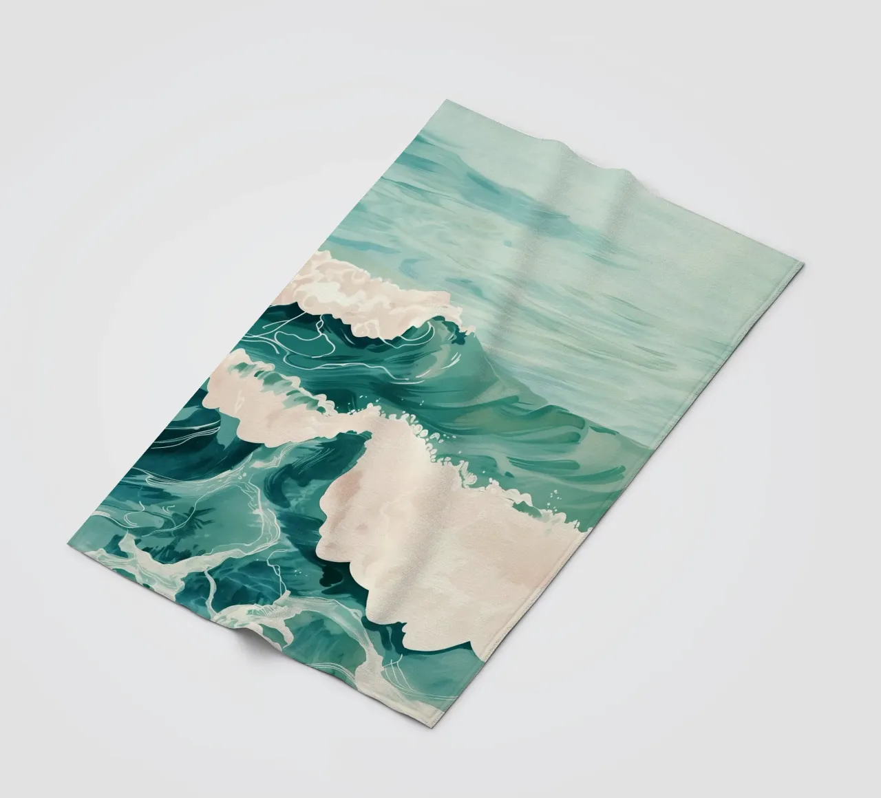 Emerald Waves fleecedeken van softsoul