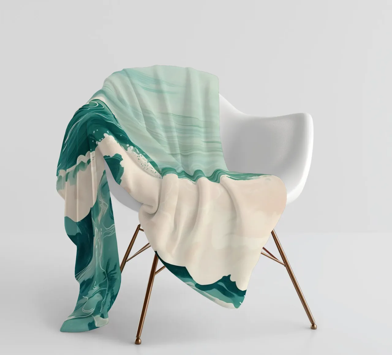 Emerald Waves fleecedeken van softsoul