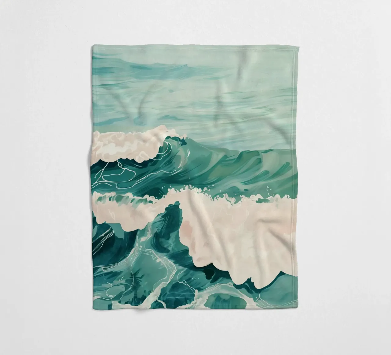 Emerald Waves fleecedeken van softsoul