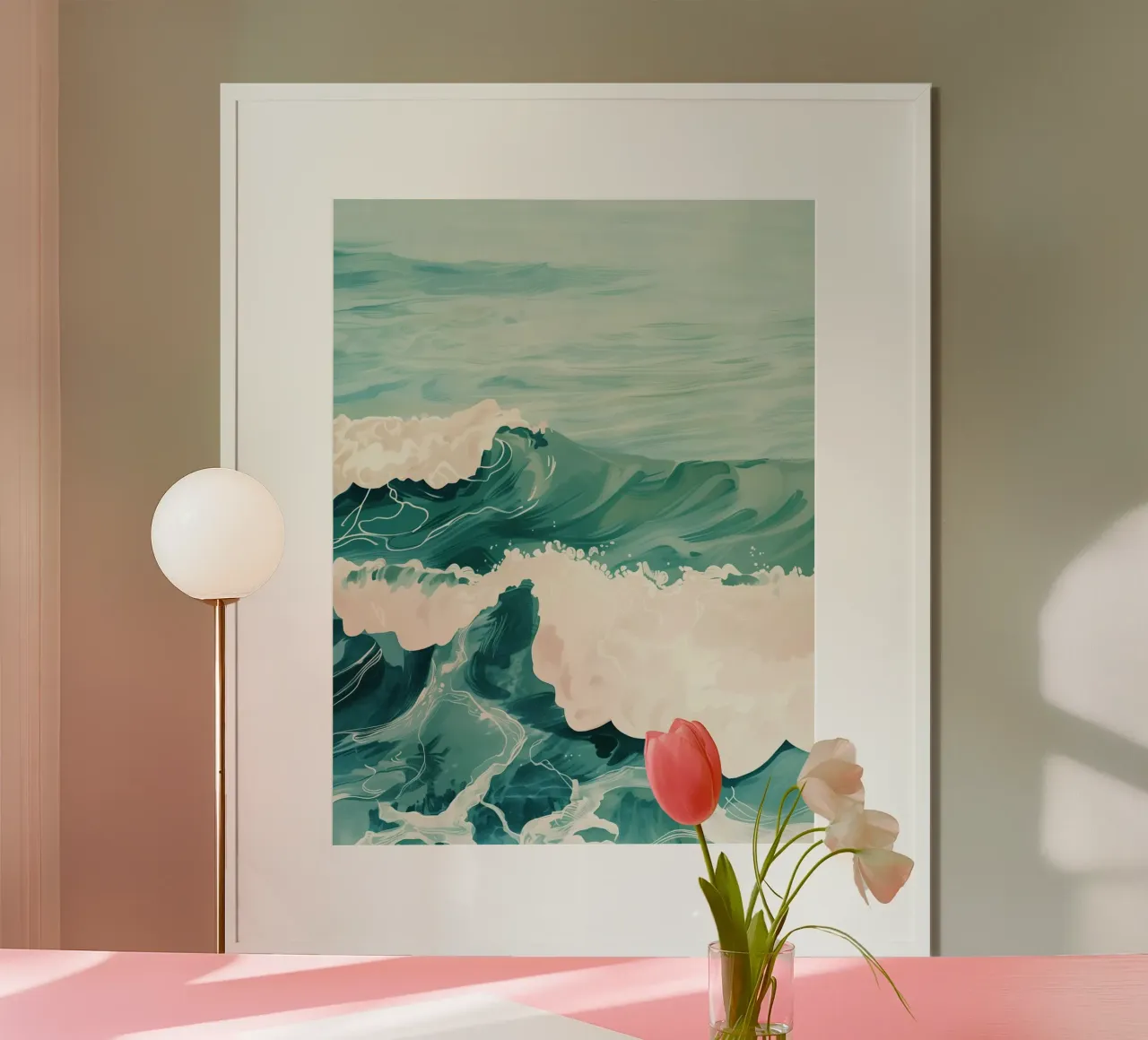 Emerald Waves poster da softsoul