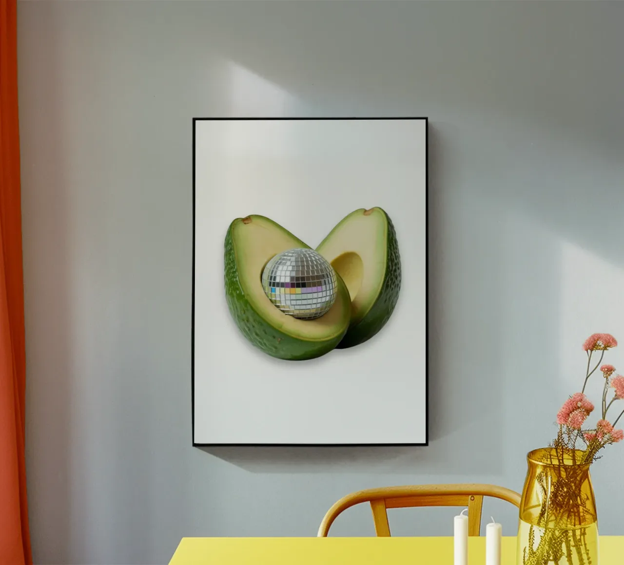 Disco avocado plexiglass da Funkydays