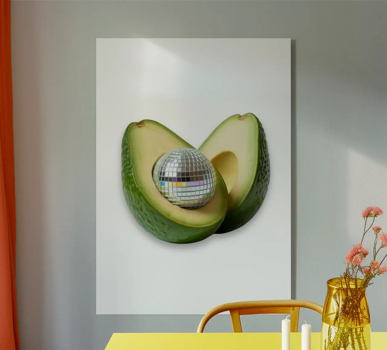 Disco avocado plexiglass da Funkydays