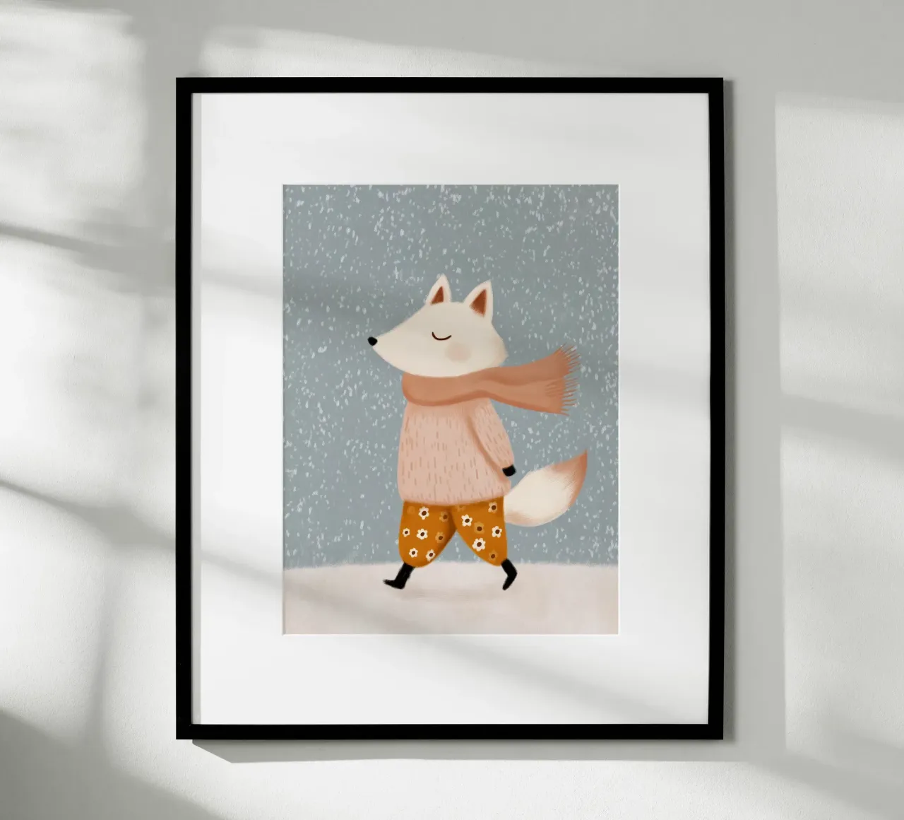 Winter Fox poster by Lille Verden