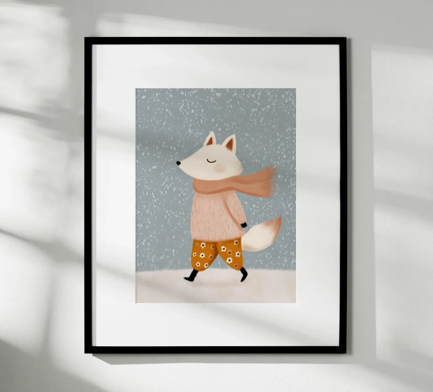 Winterfuchs Poster von Lille Verden