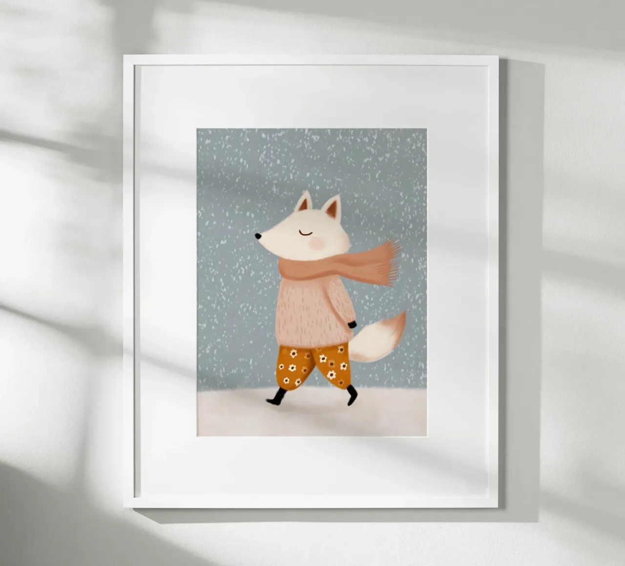 Winter Fox poster by Lille Verden