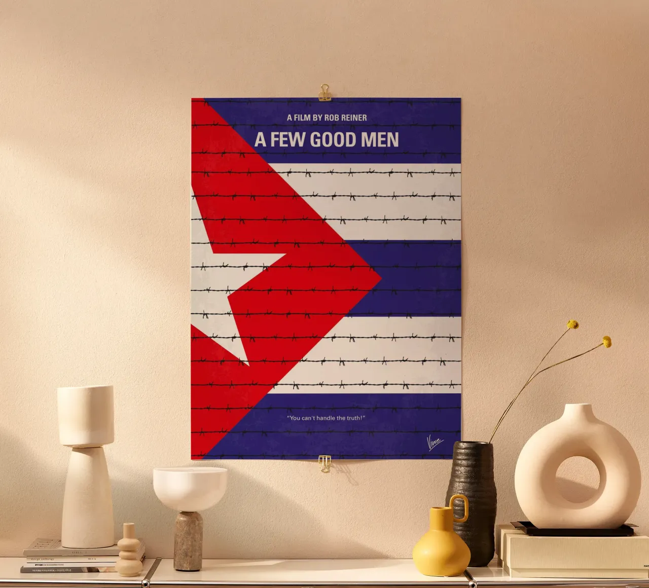 No417 My A Few Good Men minimal movie poster poster da Chungkong