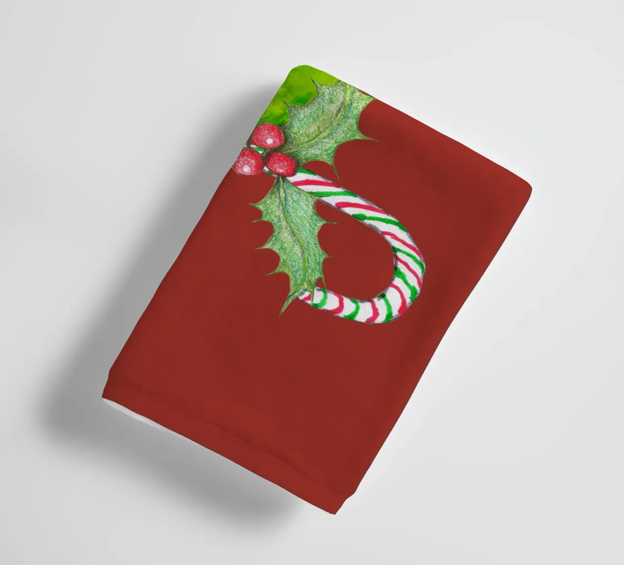 Papagayo verde estilo navidad toalla de baño de BwiseLizzy