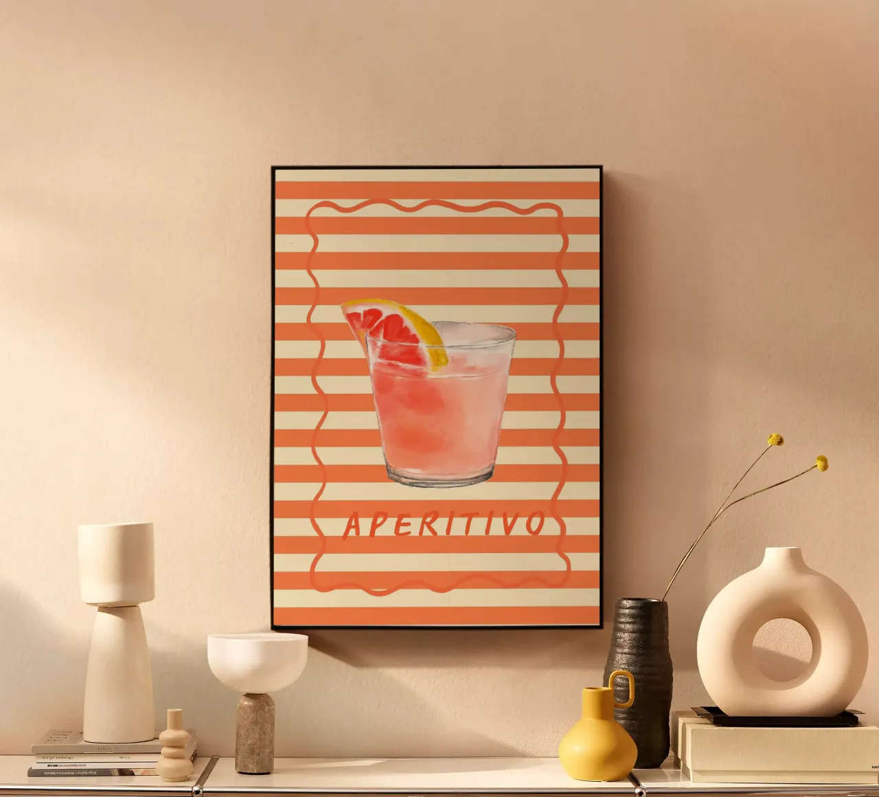 Aperitif plexiglass da Happy Poster