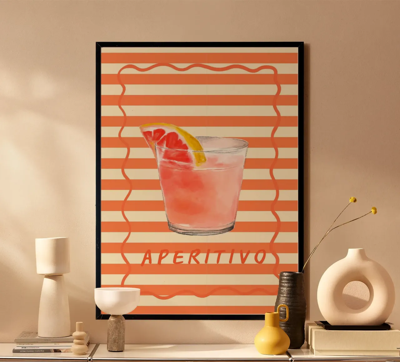 Aperitief poster van Happy Poster