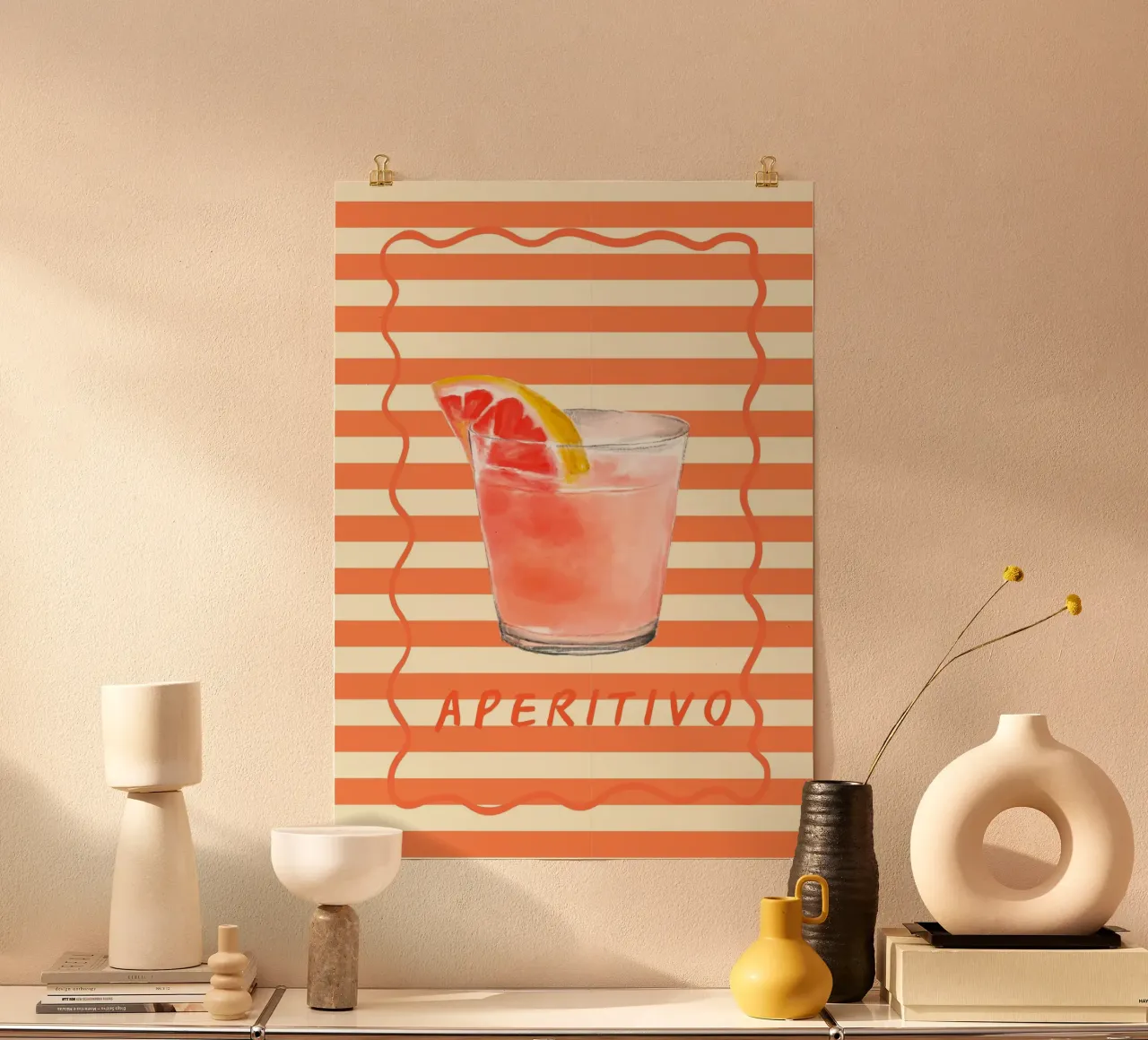 Aperitief poster van Happy Poster