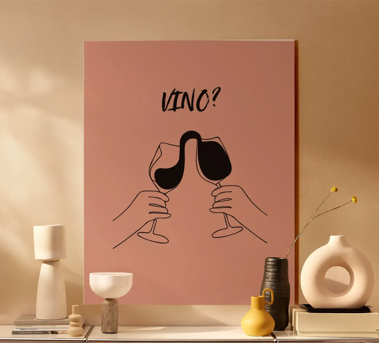 Did he come? plexiglass da Happy Poster