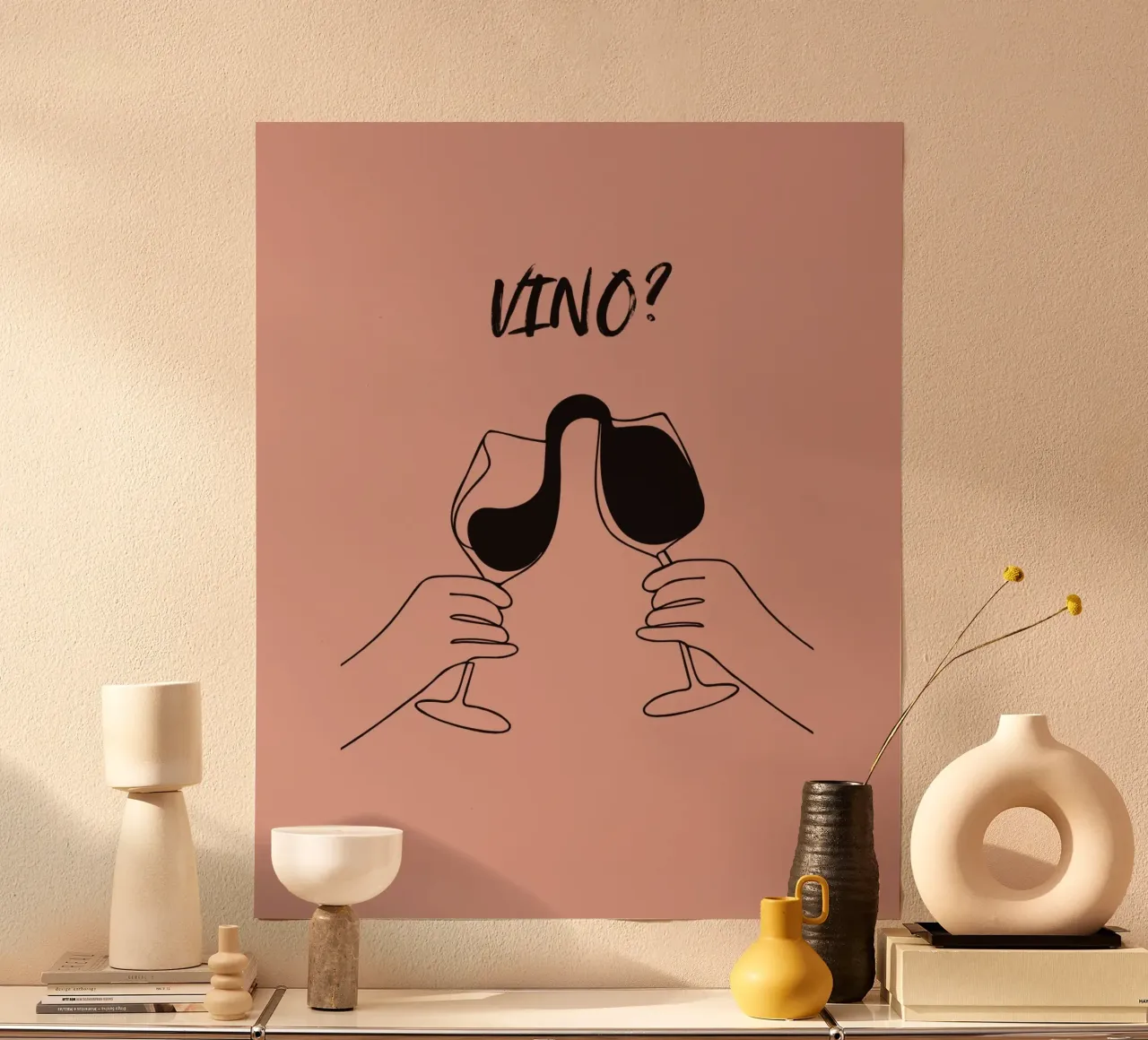 Vino? poster da Happy Poster