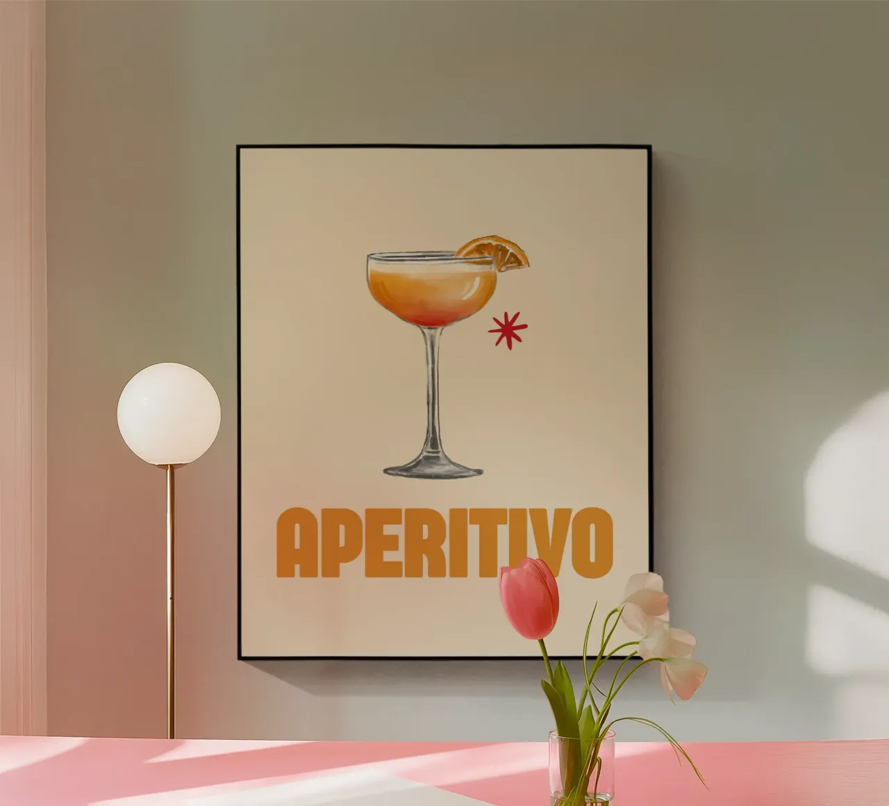 Apéritif plexiglas de Happy Poster