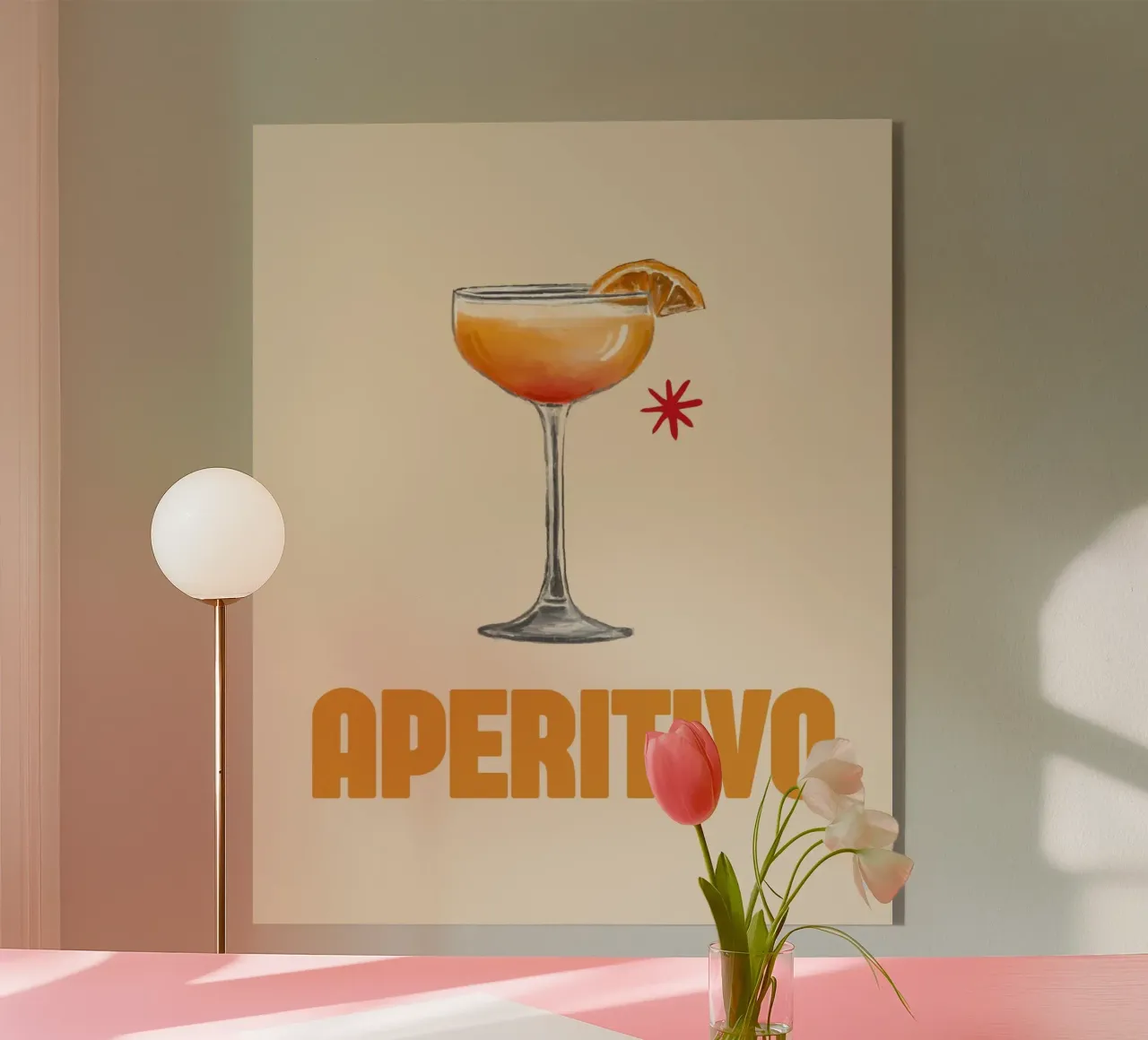 Apéritif plexiglas de Happy Poster