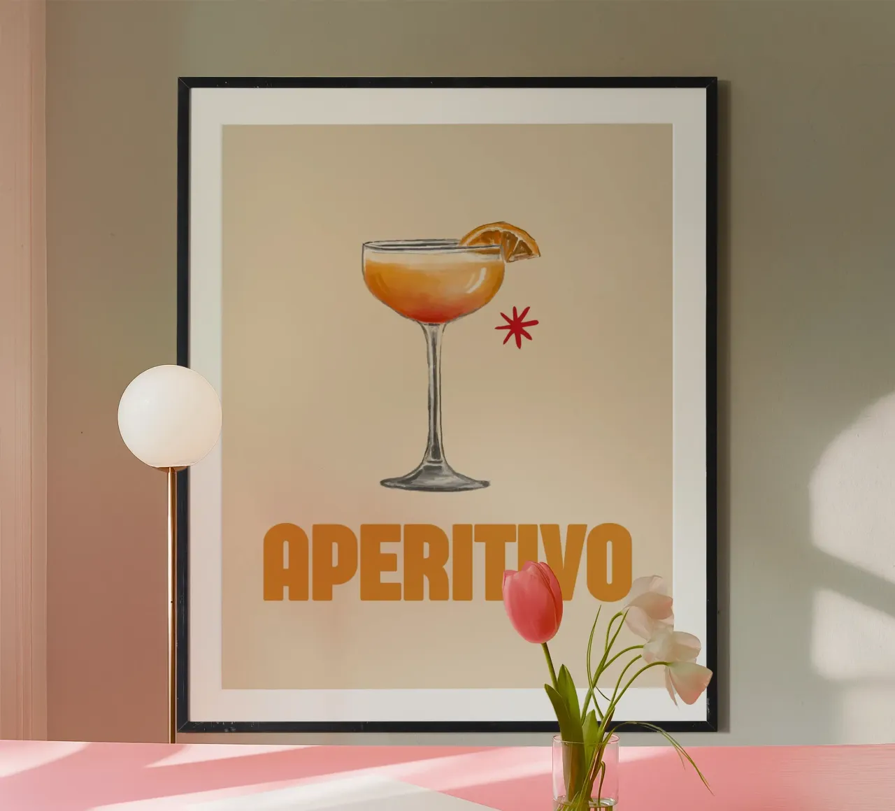 Aperitief poster van Happy Poster