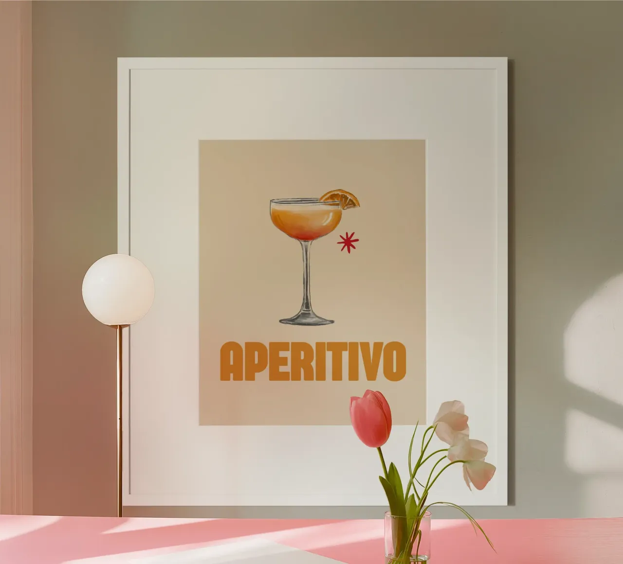 Aperitief poster van Happy Poster